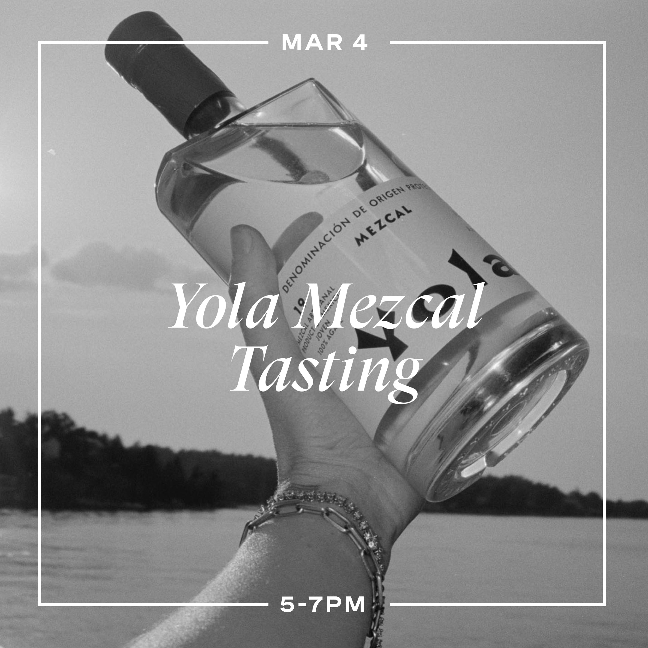 In-store tasting event with Yola Mezcal
