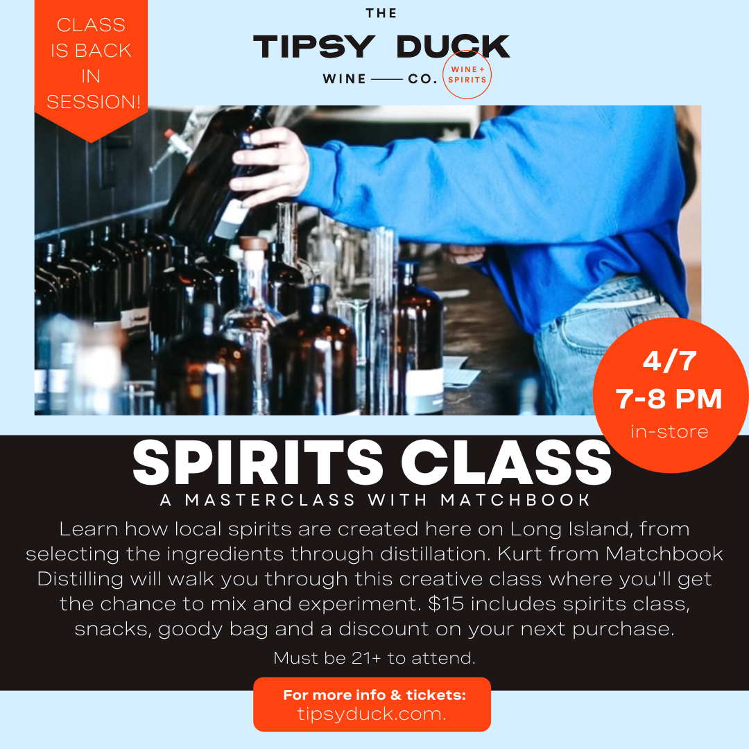 Spirits Masterclass with Matchbook Distilling