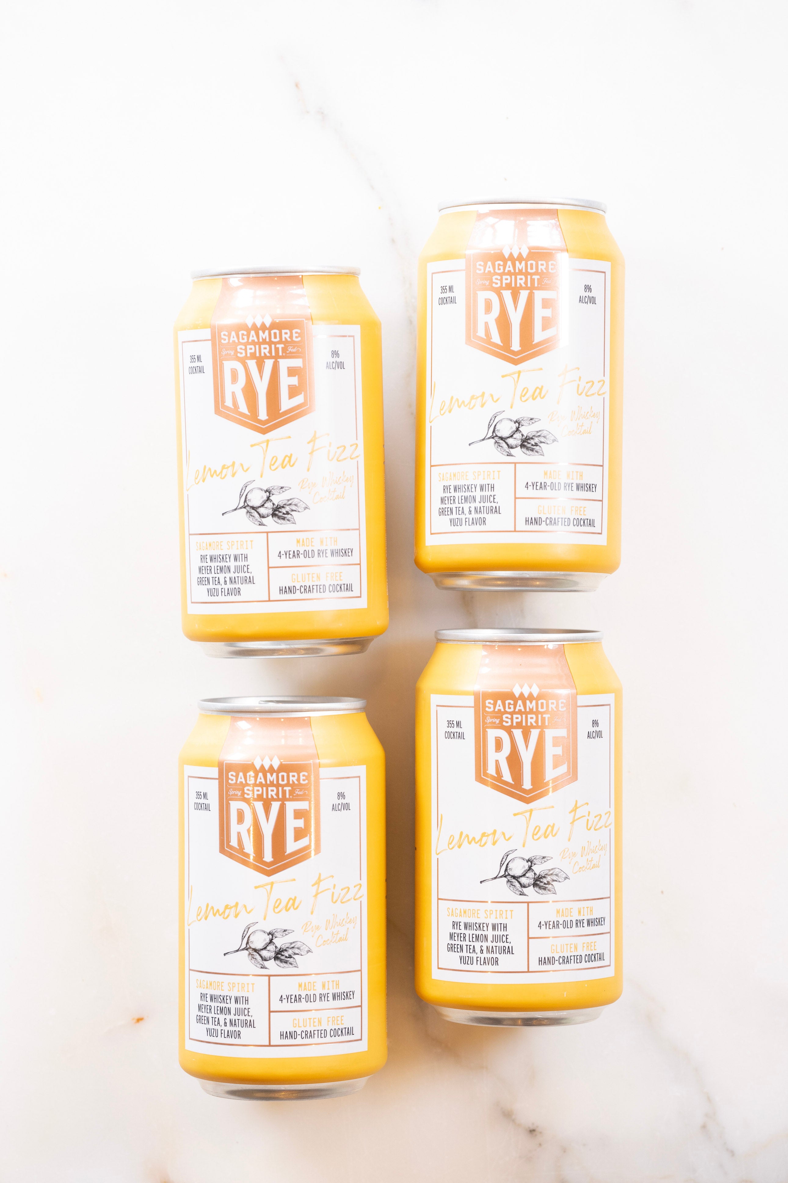 Sagamore Spirit Rye Lemon Tea Fizz 4-Pack Cans